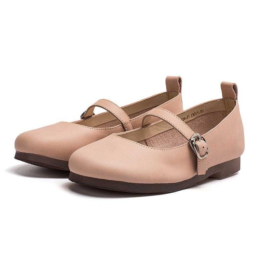 Dwarves Soft Leather Mary Jane Flats Handmade /