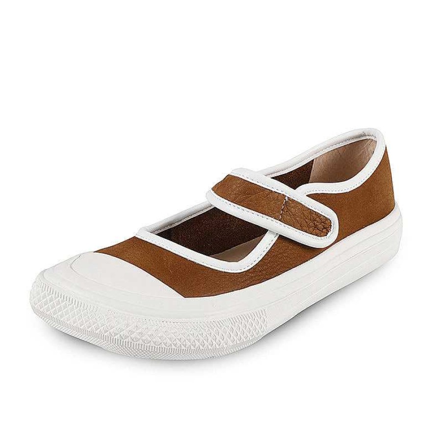 Dwarves Canvas And Leather Summer Sandals Square Toe Mary Jane Shoes White/Black