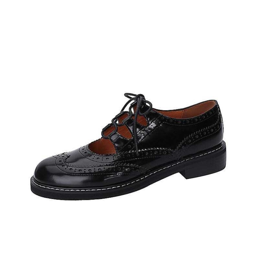 Dwarves Retro Lace Up Leather Shoes Round Toe Brogue Oxford Shoes In / /