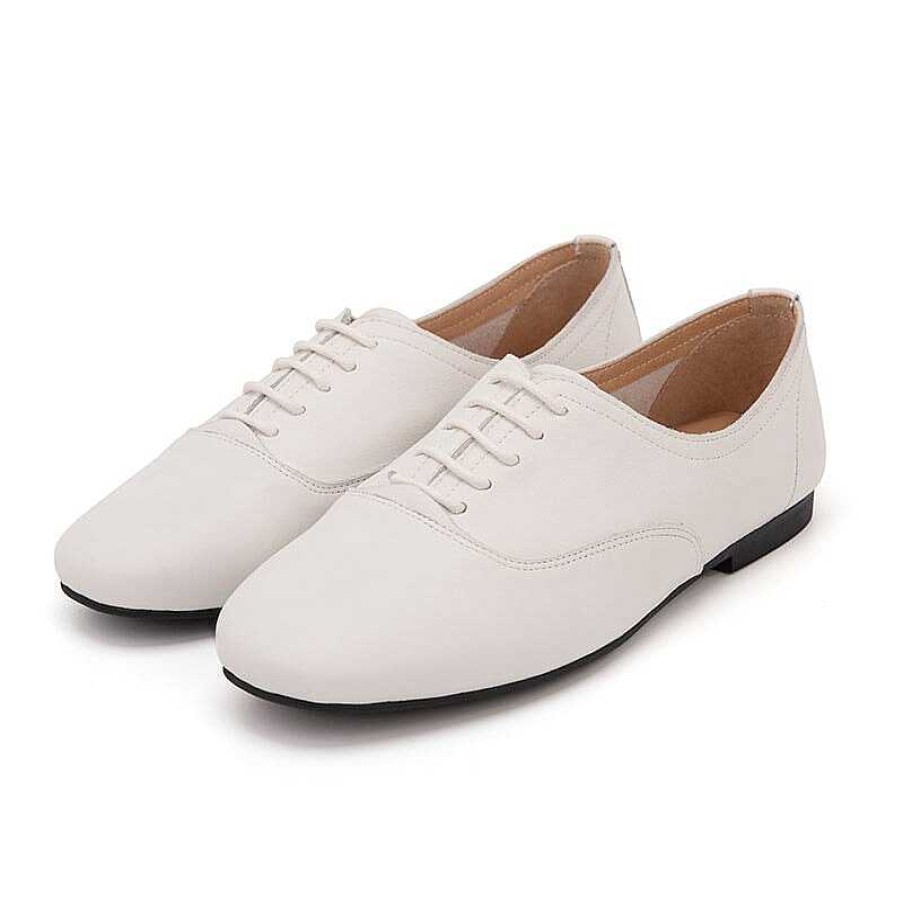 Dwarves Handmade Soft Leather Oxford Shoes For Women In /