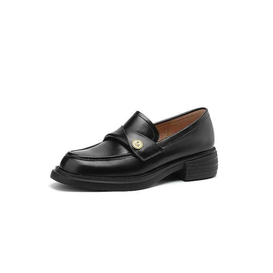 Dwarves Leather Penny Loafers Handmade Uniform Shoes In /