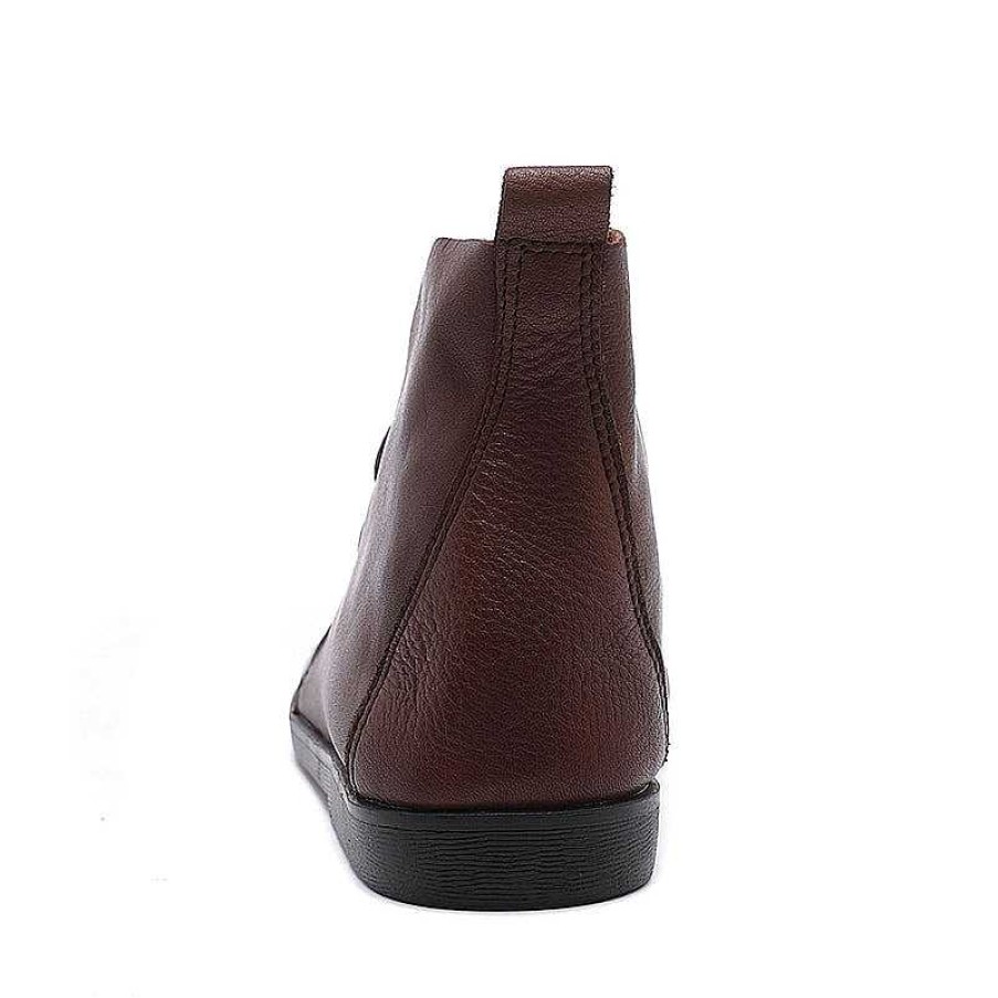 Dwarves Handmade Soft Leather Ankle Boots Retro Round Toe Short Boots Women Mori Girl Boots