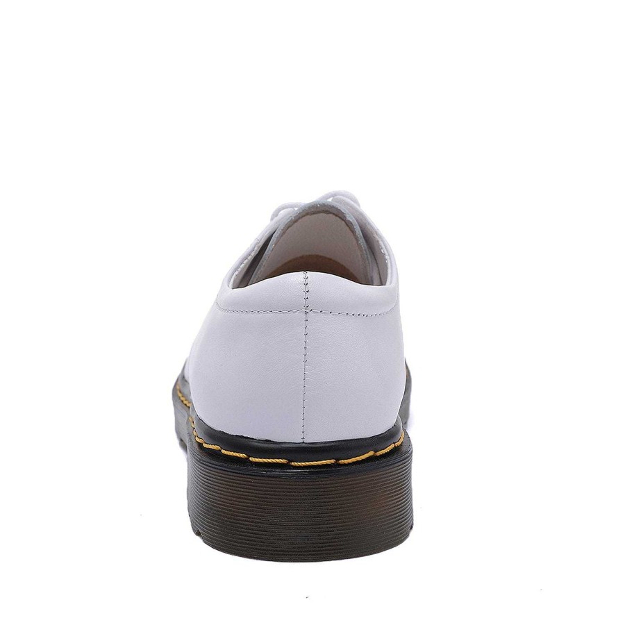 Dwarves Cowhide Classic Oxfords & Tie Women Casual Soft Walking Flats /