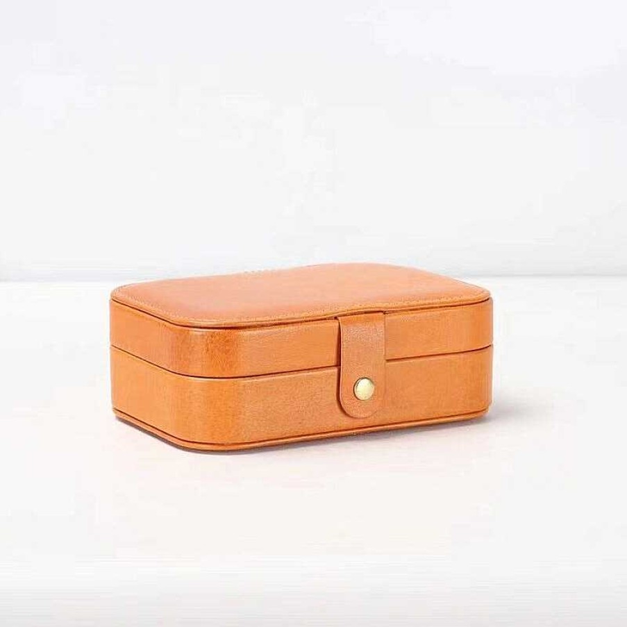 Dwarves Multi-Functional Vegetable Tanned Leather Jewelry Box