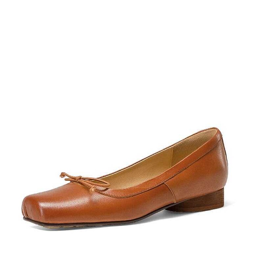 Dwarves Leather Ballet Flats With Bow For Women In / /