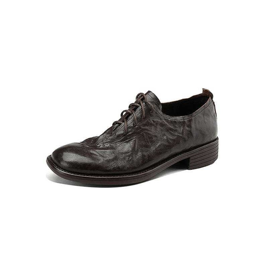 Dwarves Handmade Leather Lace Up Oxfords For Women In /