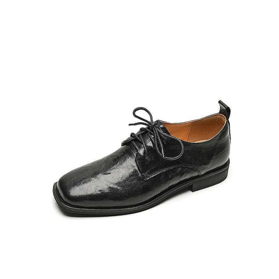 Dwarves Soft Leather Oxford Shoes For Women Handmade Designer Dress Shoes In /