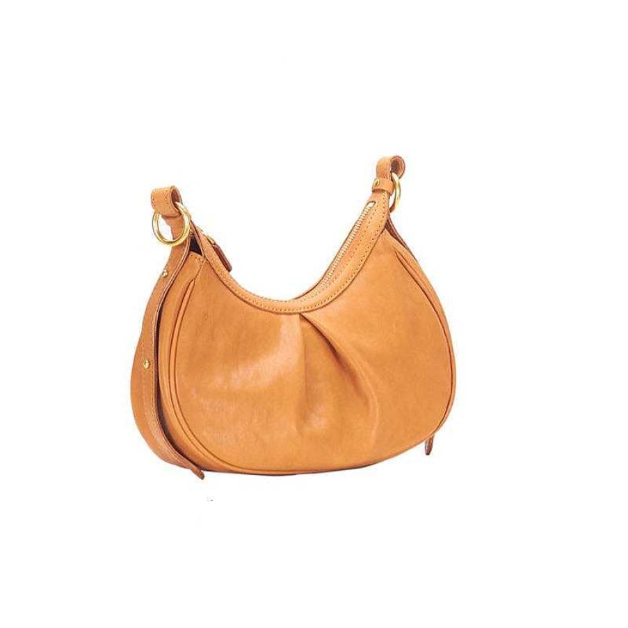 Dwarves Vintage Vegetable Tanned Cowhide Leather Women'S Shoulder Bag