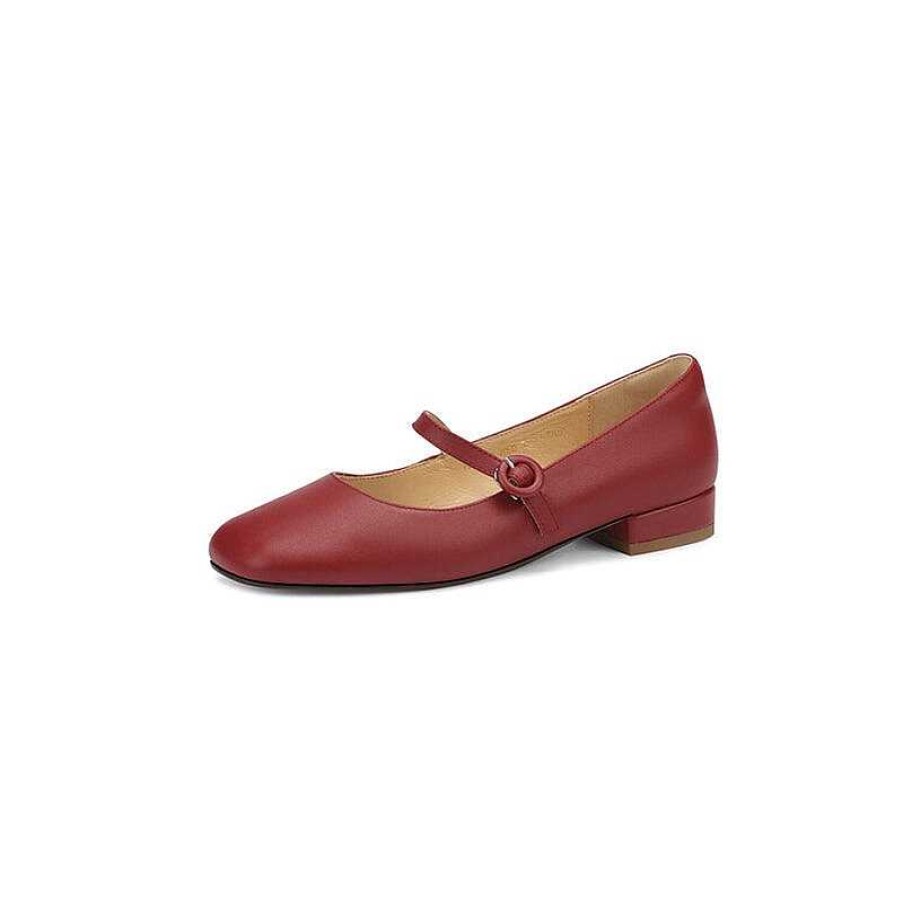 Dwarves Soft Leather Mary Jane Shoes / /