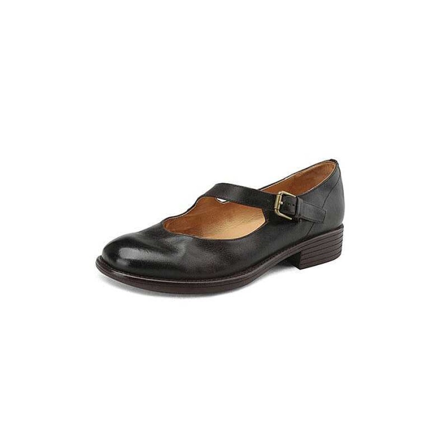 Dwarves Handmade Soft Leather Mary Jane Flats In /