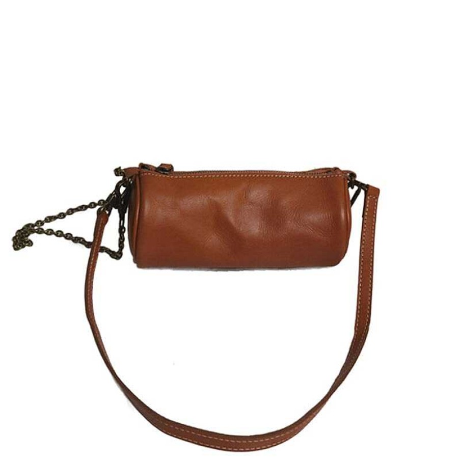 Dwarves Vintage Vegetable Tanned Leather Crossbody Bag