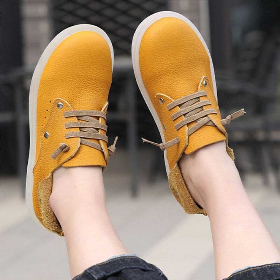 Dwarves Soft Leather Sneakers For Women Soft Jelly Bottom Handmade In / /