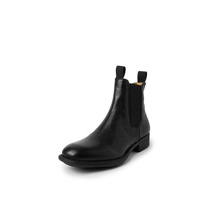 Dwarves Handmade Leather Chelsea Boots For Women Brush-Off Ankle Boots /