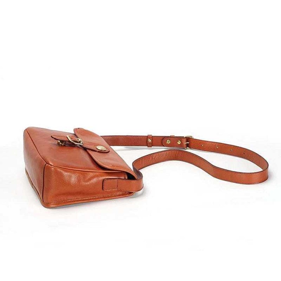 Dwarves American Vintage Vegetable Tanned Leather Messenger Bag Women'S Crossbody Bag