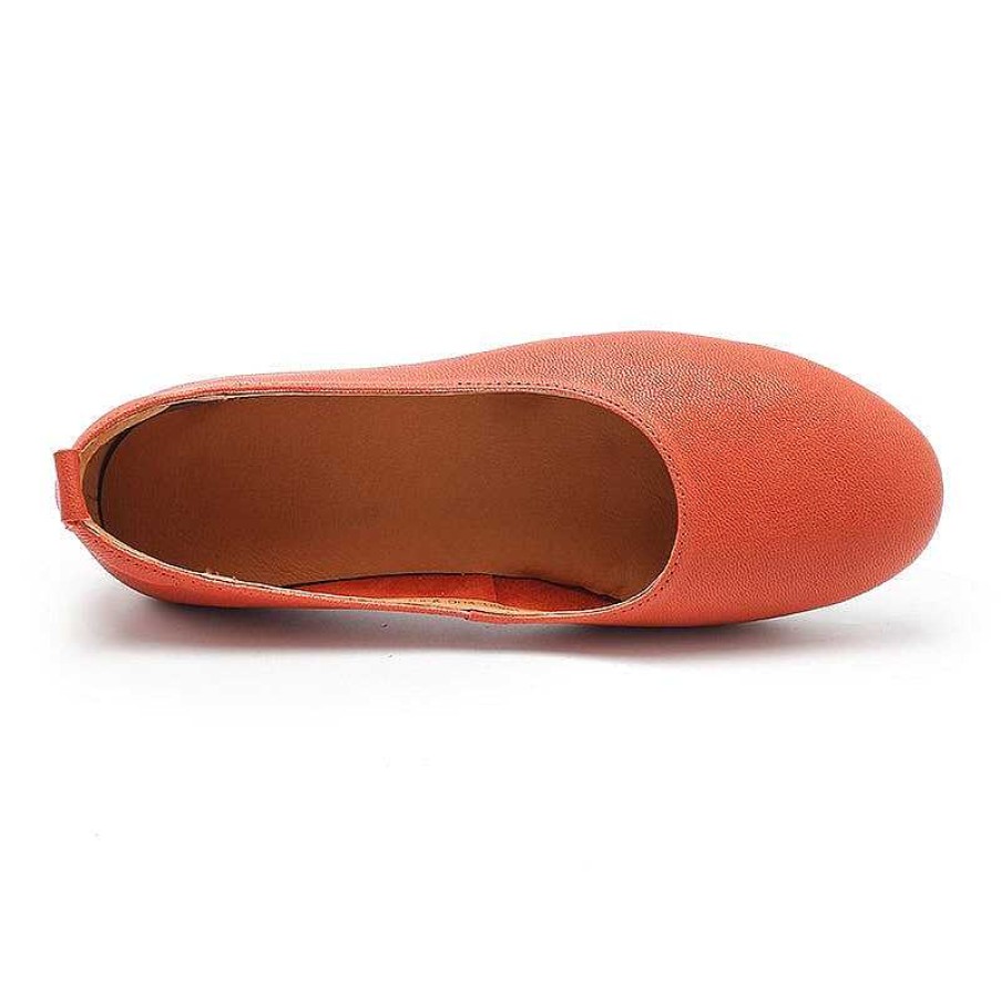 Dwarves Vegetable Tanned Sheepskin Slip-On For Women Handmade Pointed Toe Flats 6 Colors