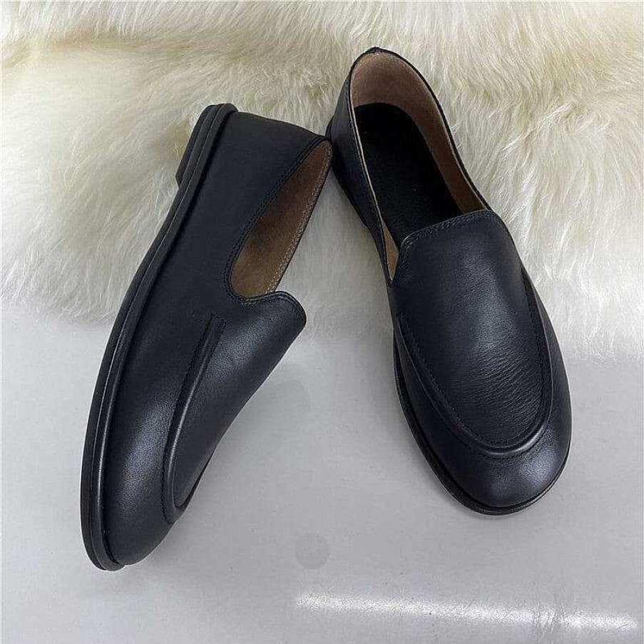 Dwarves Minimalist Women Flats Slip On Leather Loafers In / /