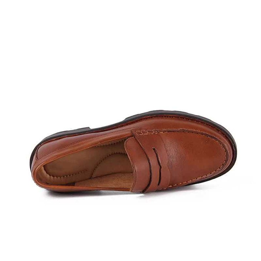 Dwarves Italy Calfskin Chunky Penny Loafers In /