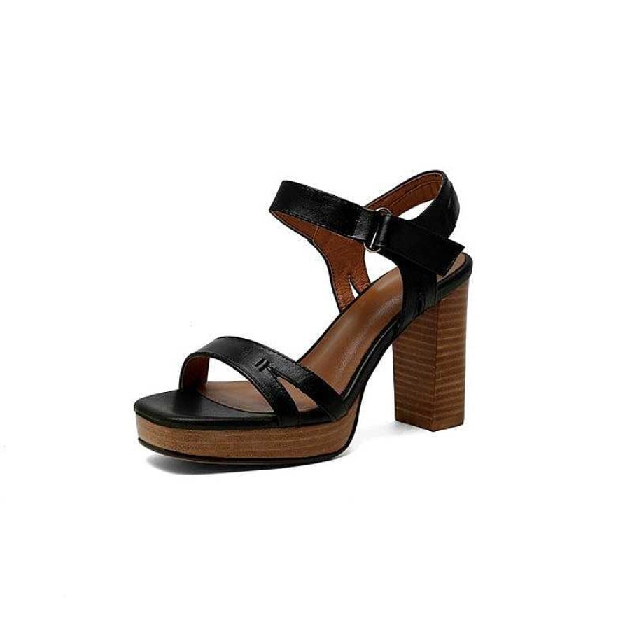 Dwarves Leather 95Mm Block Heel Gladiator Sandals In /