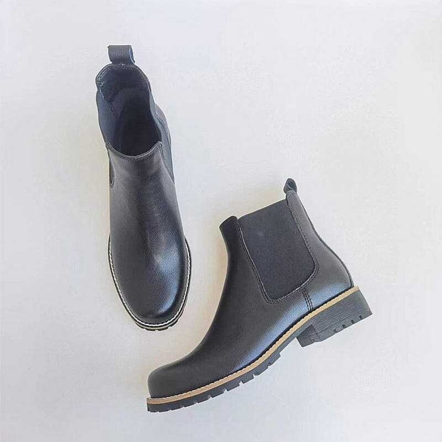 Dwarves Classic Chelsea Boots Handmade Genuine Leather / /