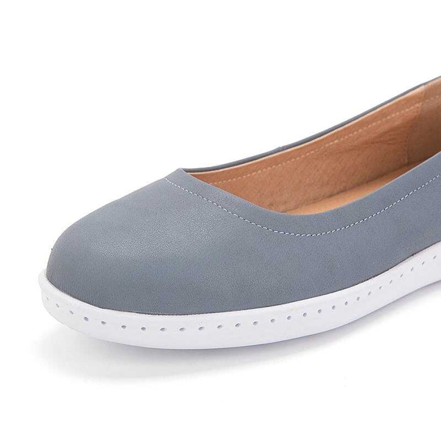 Dwarves Soft Leather Flat Slip On Loafers For Women Handmade In /