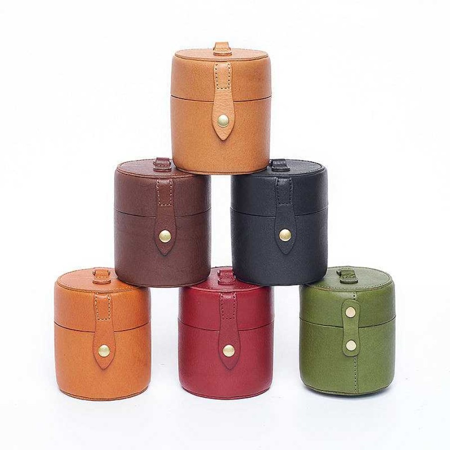 Dwarves Dwarves Leather Handmade Personalized Creative Mini Cylinder Bag