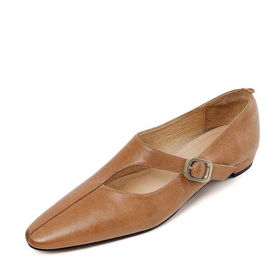 Dwarves Soft Leather Flat Slip On Flats For Women Handmade /