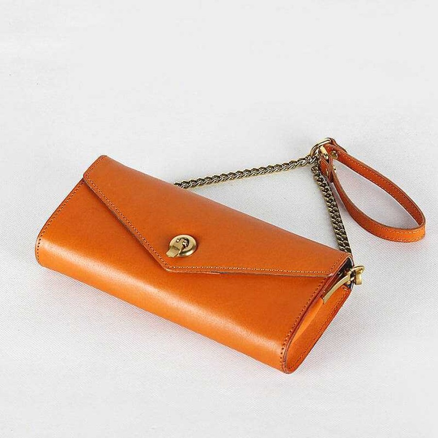 Dwarves Fashion Retro Leather Shoulder Chain Women'S Bag