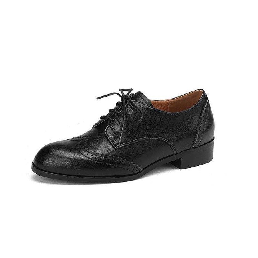 Dwarves Handmade Wingtip Brogues Leather Lace Up Oxfords For Women In / /