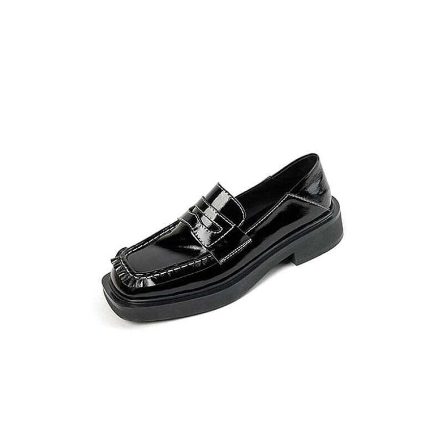 Dwarves Patent Leather Penny Loafers For Women In /