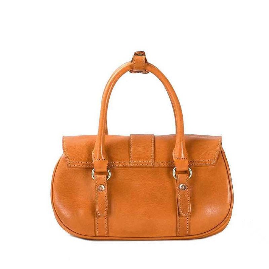 Dwarves Dwarves Handmade Vegetable Tanned Cowhide Shoulder Bag Vintage Design Women'S Handbag