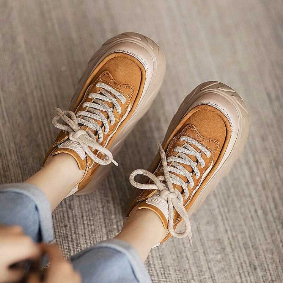 Dwarves High-Top Lace Up Leather 45Mm Platform Sneakers For Women In /