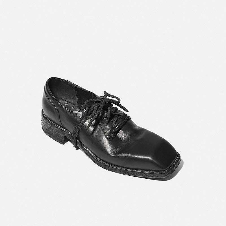 Dwarves Square Toe Derby Shoes For Women Goodyear Horse Leather Lace Up Oxfords In /