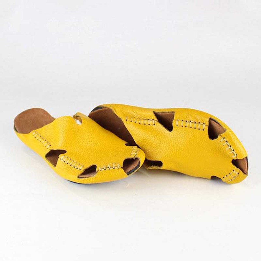 Dwarves Soft Leather Summer Slippers Close Toe Handmade In / / /