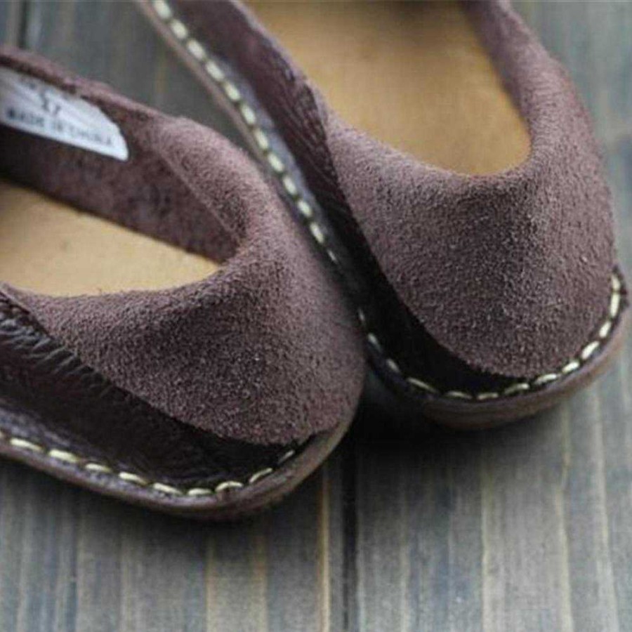 Dwarves Loafers For Women Handmade Leather Flats / / /