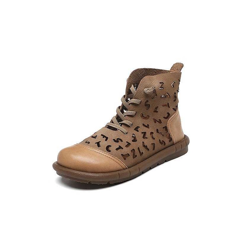 Dwarves Breathable Perforated Short Boots Cut Out Summer Boots In /