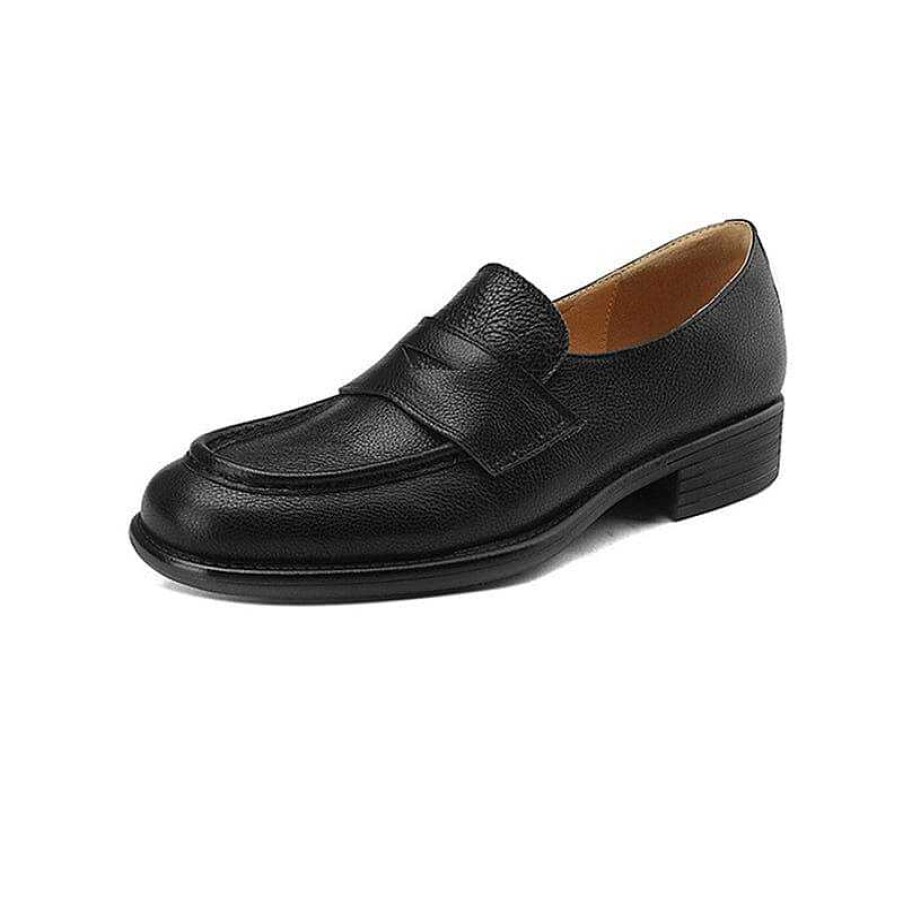 Dwarves Soft Leather Penny Loafers For Women In / Us5 To Us10