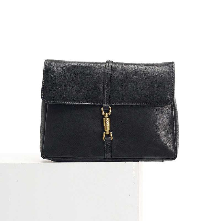 Dwarves Vintage Cowhide One-Shoulder Diagonal Ladies Commuter Bag