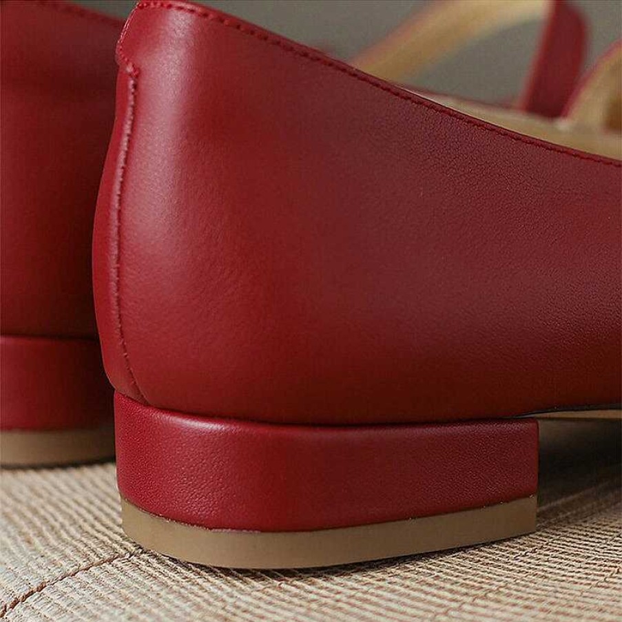 Dwarves Soft Leather Mary Jane Shoes / /