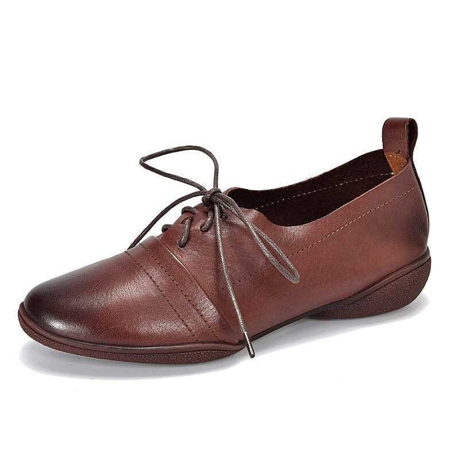 Dwarves Retro Soft Leather Oxford Shoes For Women Handmade Designer Shoes /