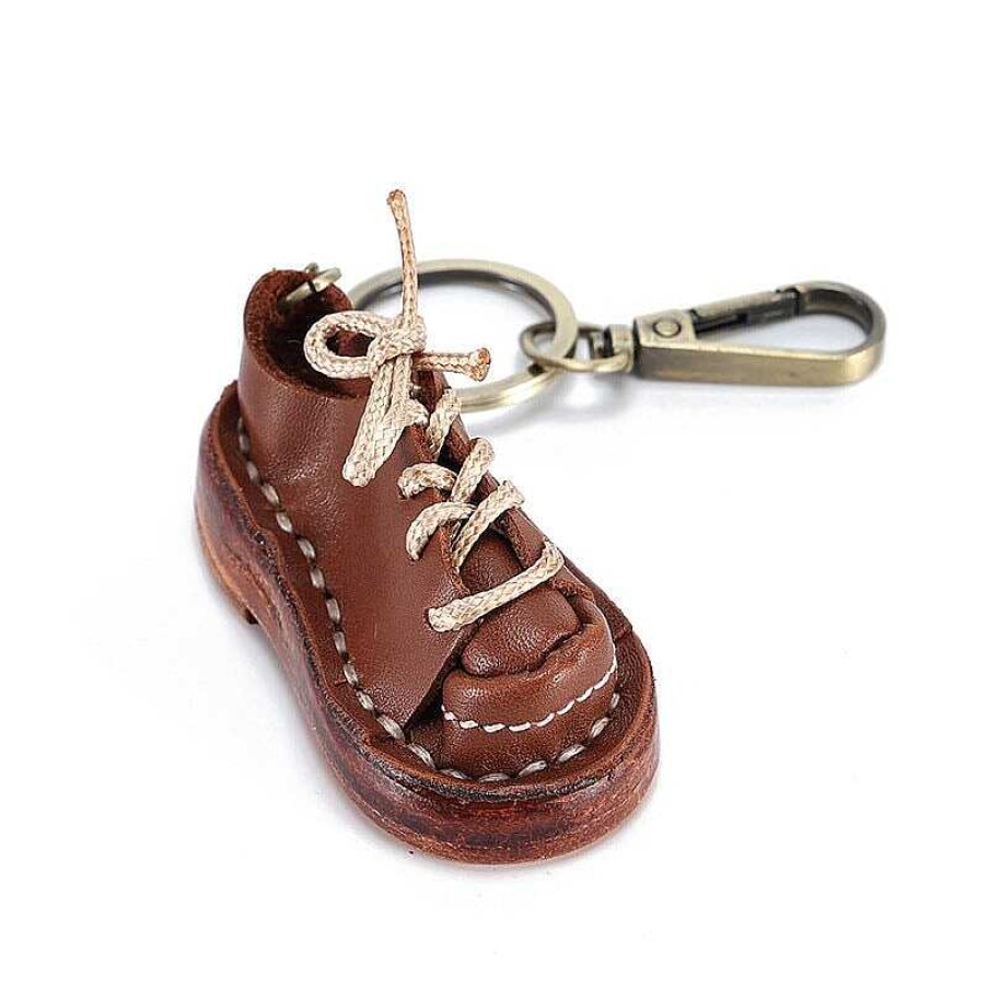 Dwarves Multifunctional Head Layer Cowhide Keychain