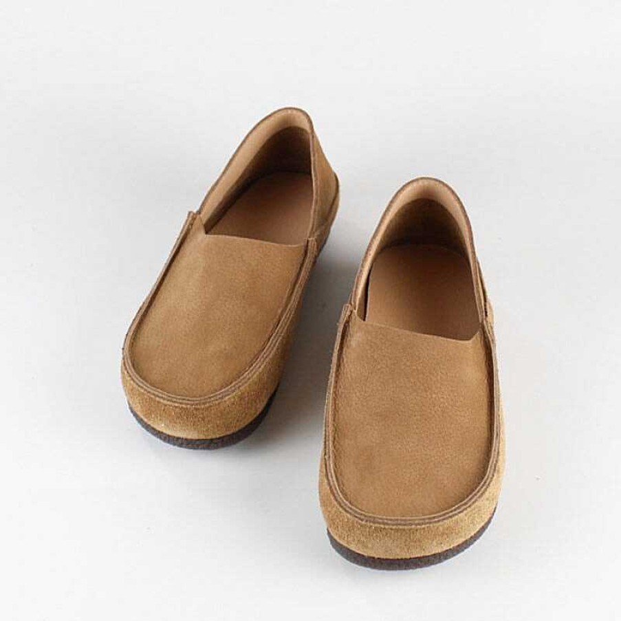 Dwarves Soft Leather Loafers Breathable Slip Ons Handmade /