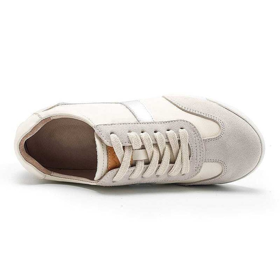 Dwarves White Shoes For Women Army Trainer Leather Sneakers /